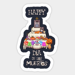 Dia De Los Muertos Altar Sticker